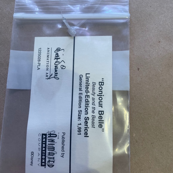 DISNEYS BEAUTY & THE BEAST LIMITED EDITION SERICEL - Picture 8 of 9